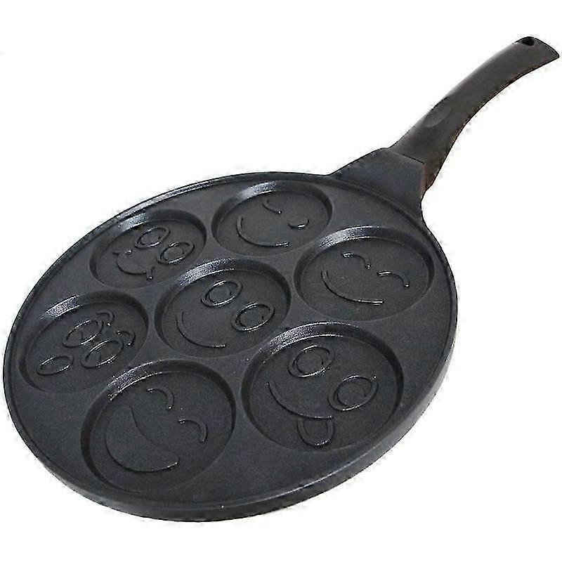 Pancake pan with smiley faces also for crepes 26 cm non-stick induction