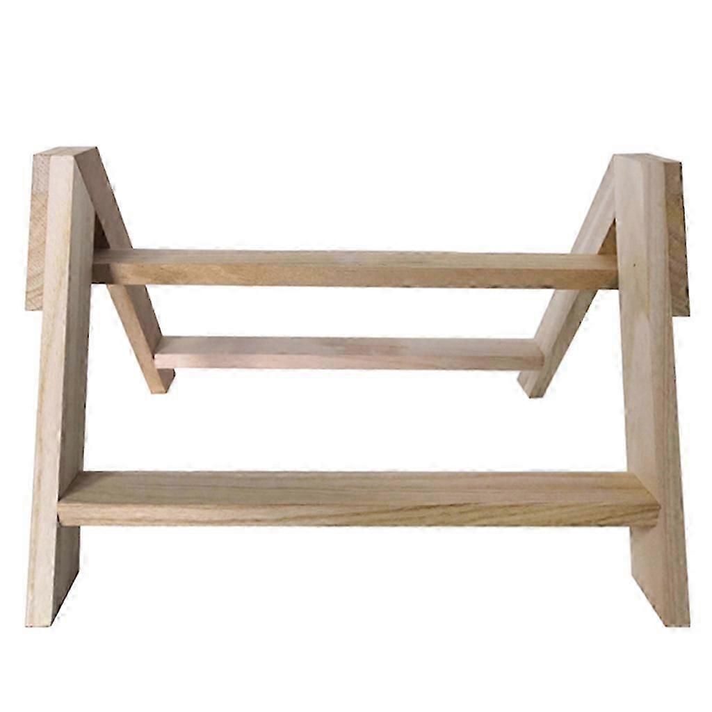 מעמד עץ מוט עוף לתרנגולות מחמד לול תוכי ציפור גדול מעמד חצובה מעץ בעבודת יד