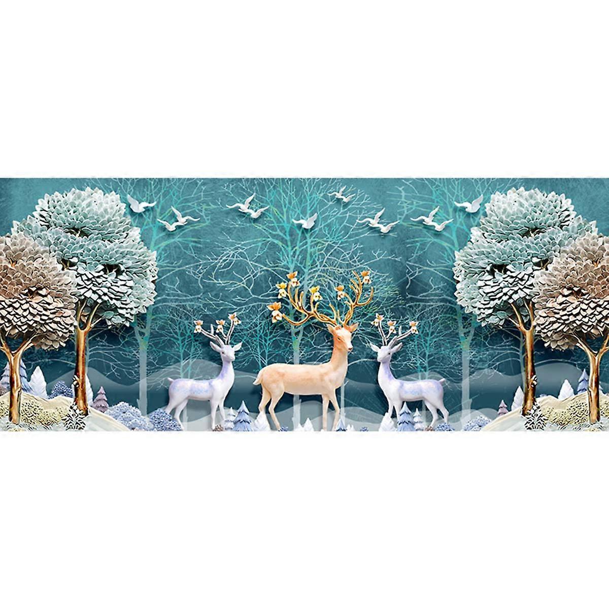 DIY 5D Diamond Painting Large Size for Room Decor, 39.4x16.5 Inch