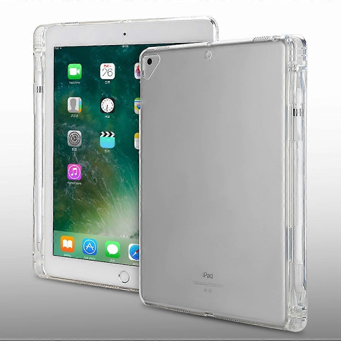 Capa traseira protetora transparente TPU para iPad Pro de 10,5 polegadas, com slots de caneta