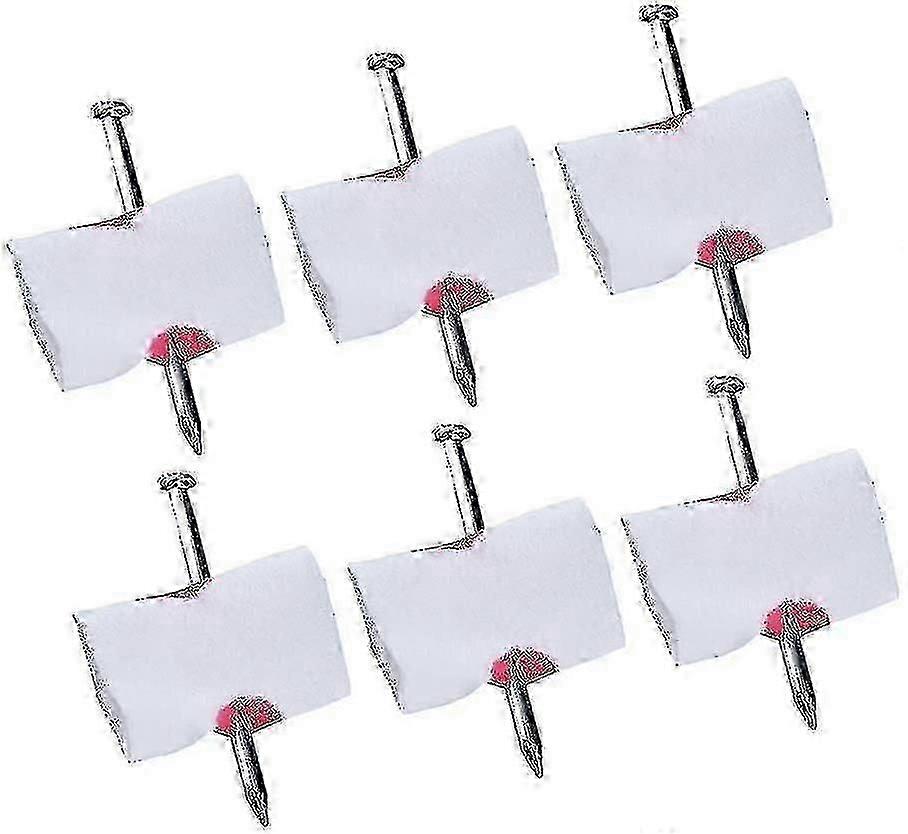 6pcs Halloween Trick Prank Tool Creative Nail Through Finger Spoof Prop For April Fool's Day