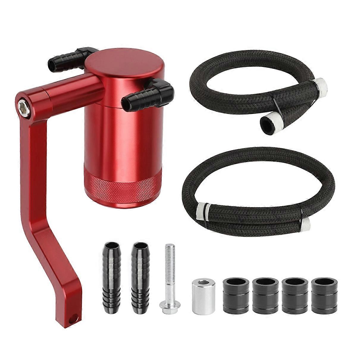 Oil Catch Can Tank 5.7 HEMI Z-Bracket Billet Catch Can for Charger 300 6.4L Air Oil Separator Red