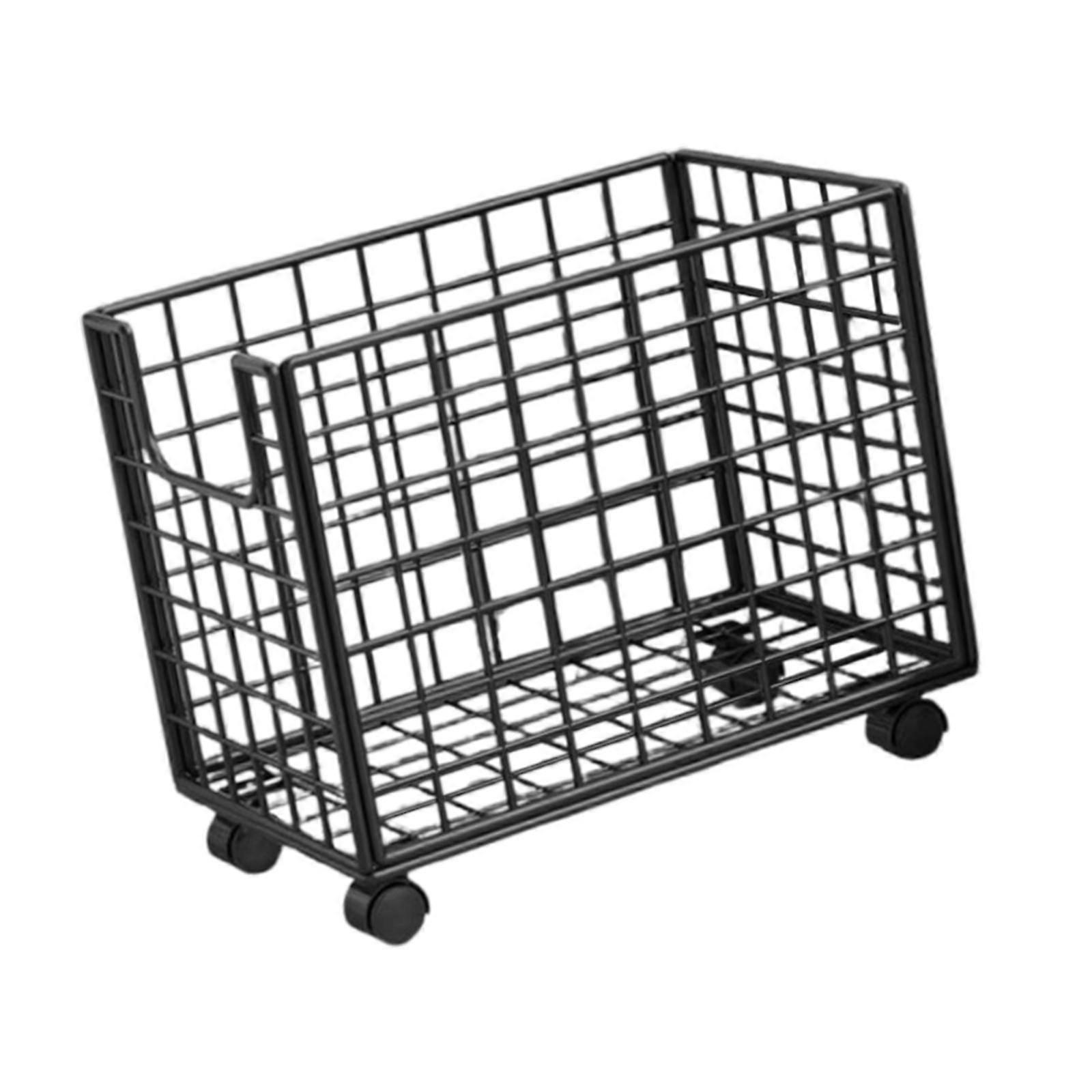 Wasmand Mode Rollende Wasmand voor Wasruimte Entree Thuis Zwart