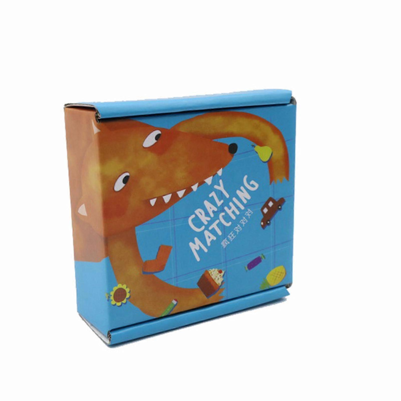 Animal Memory Matching Point It Puzzle Card Parent-Child Interactives Party Board Game Toys for Children