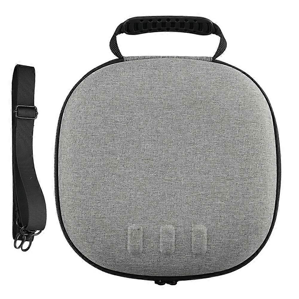 EVA Hard Carrying Case for Meta Quest 3 VR Glasses Host Storage Bag with Shoulder Strap-Grey