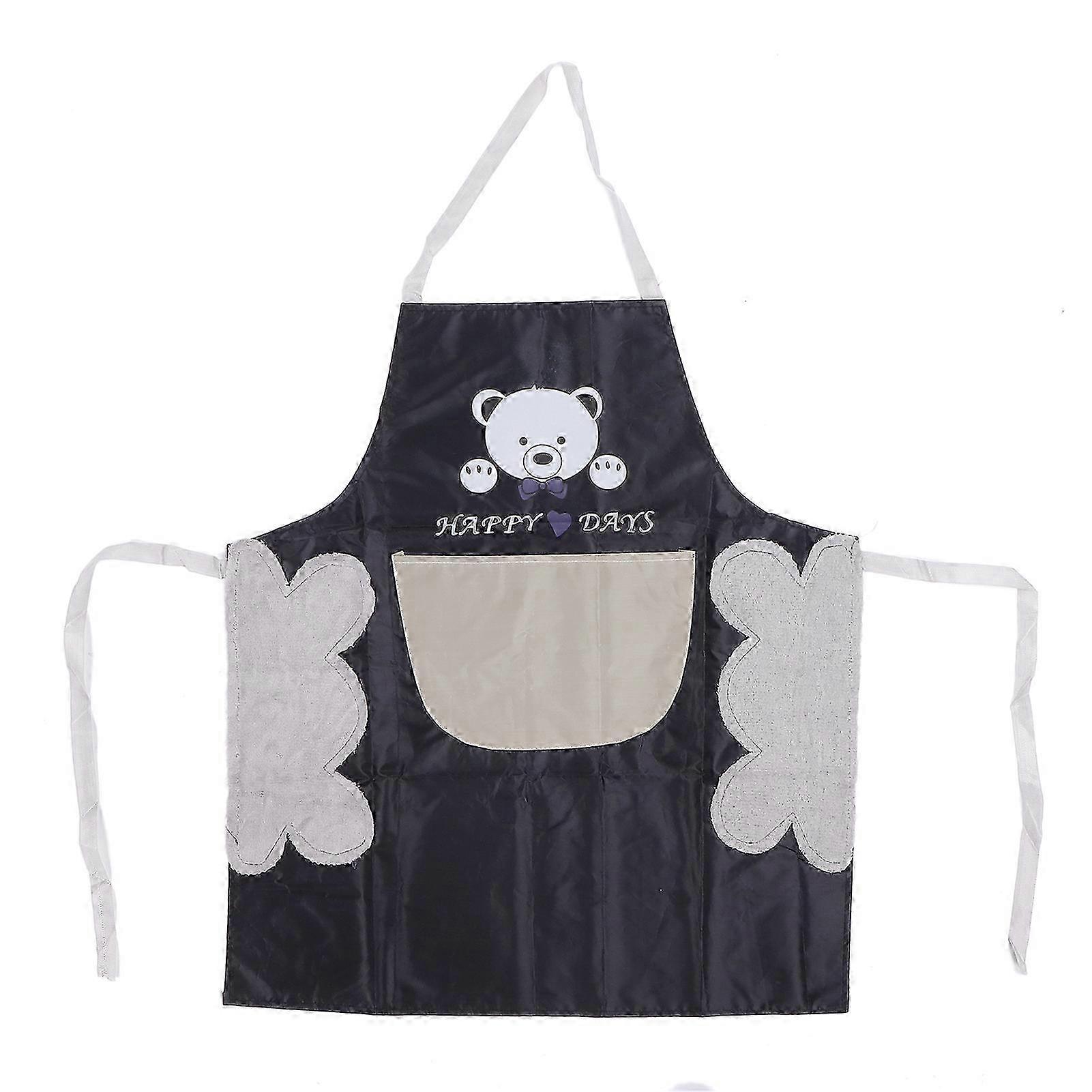 Creative Design, Women's Apron, Multifunctional Waterproof Apron With Large Pockets And Adjustable Neck, Perfect For Cooking, Baking, Gardening And