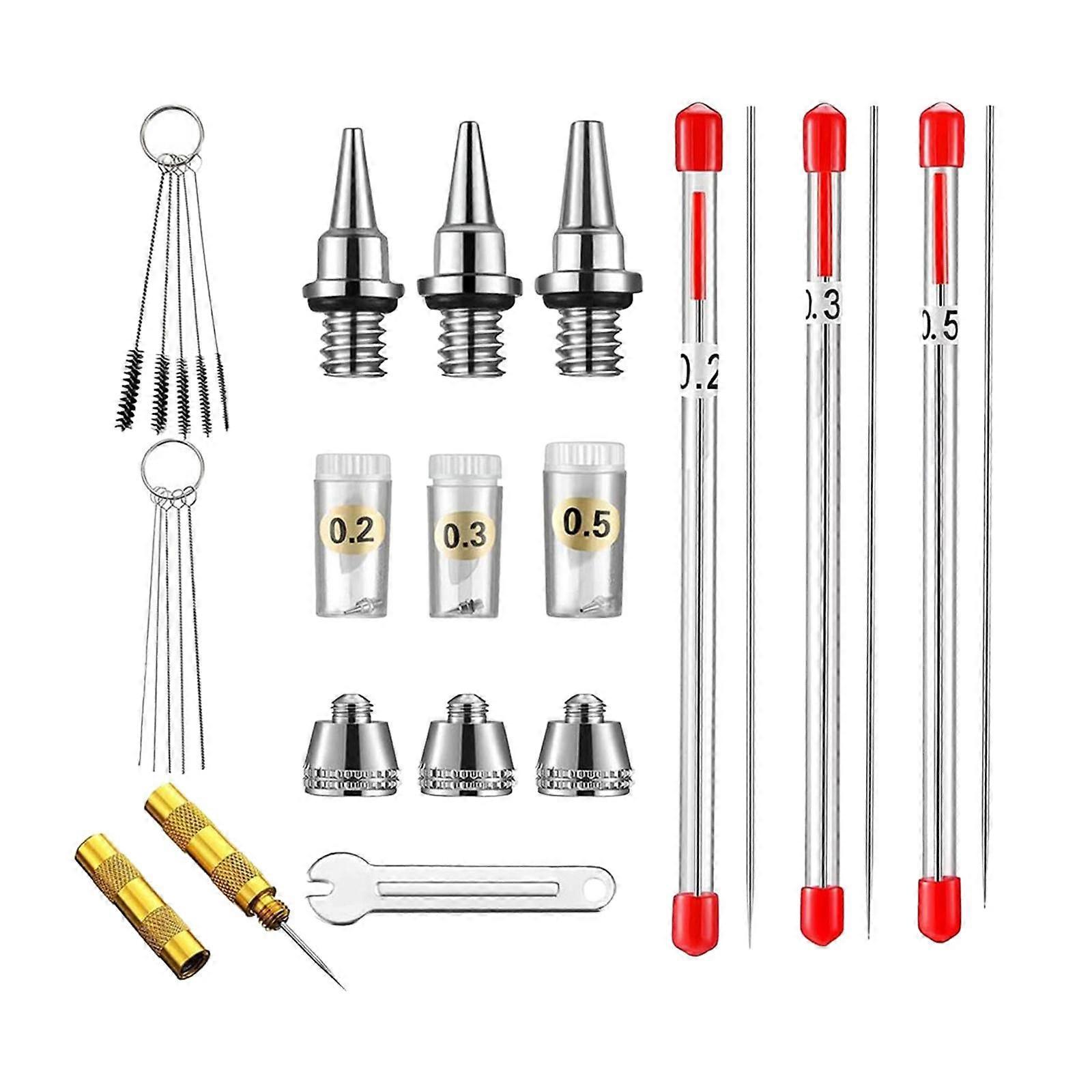 13Pcs Airbrush Nozzle Kits Devices Airbrush Sprayer Accessories Replace