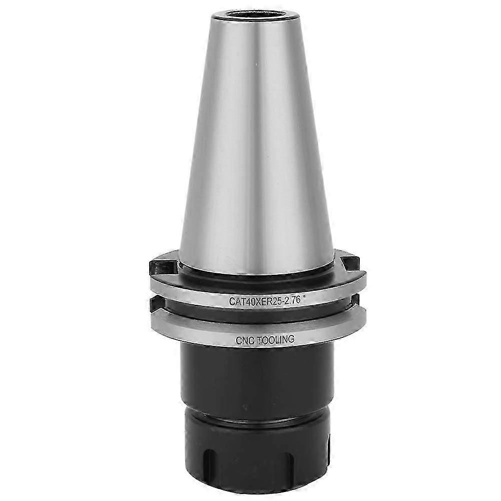 CAT40 ER25 2.76" Precision Tool Holder CNC Machining Collet Chuck 20000RPM Pull Stud
