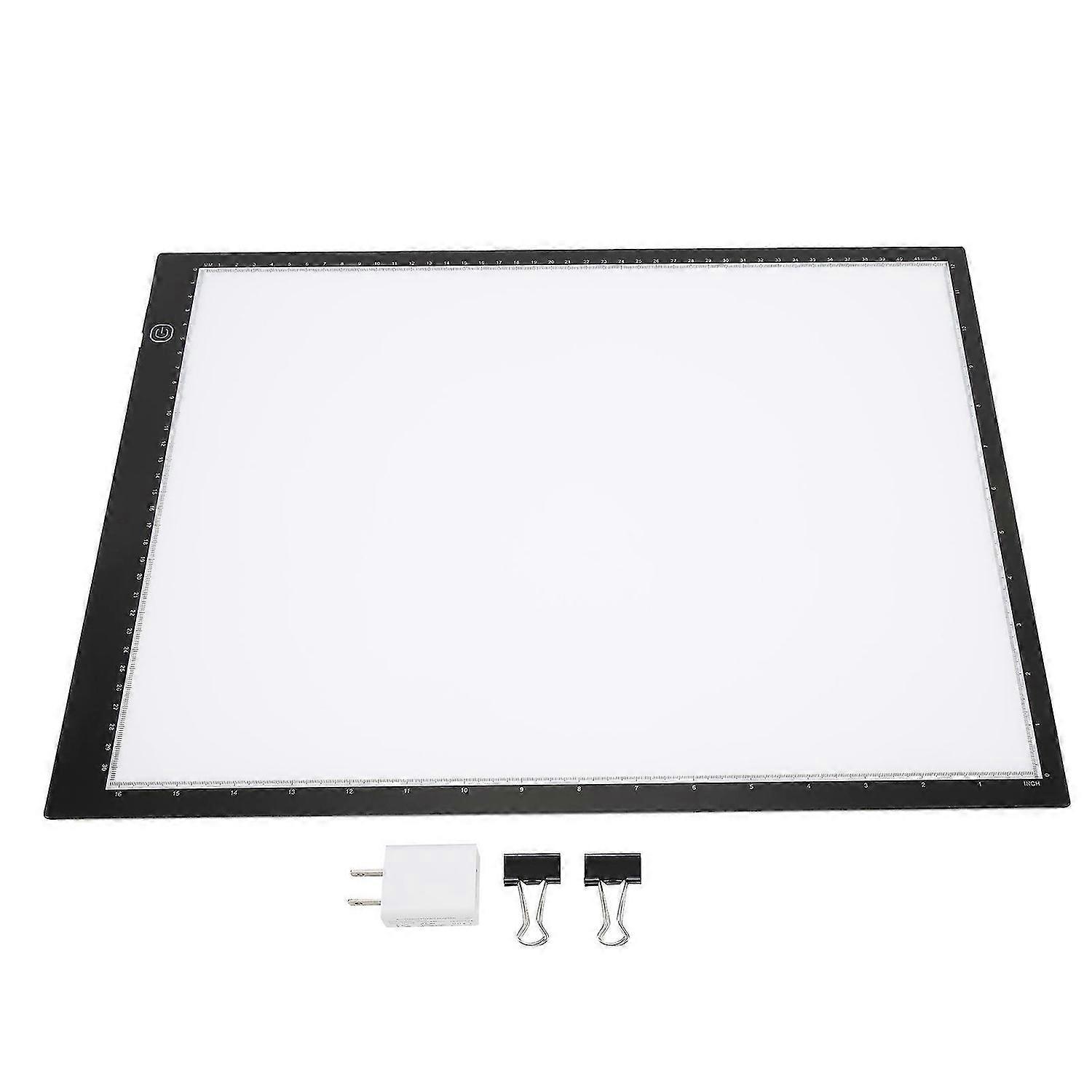 Light Pad A3 Dimmable USB Powered LED Light Table for Painting Tracing Copying US Plug 100?240V
