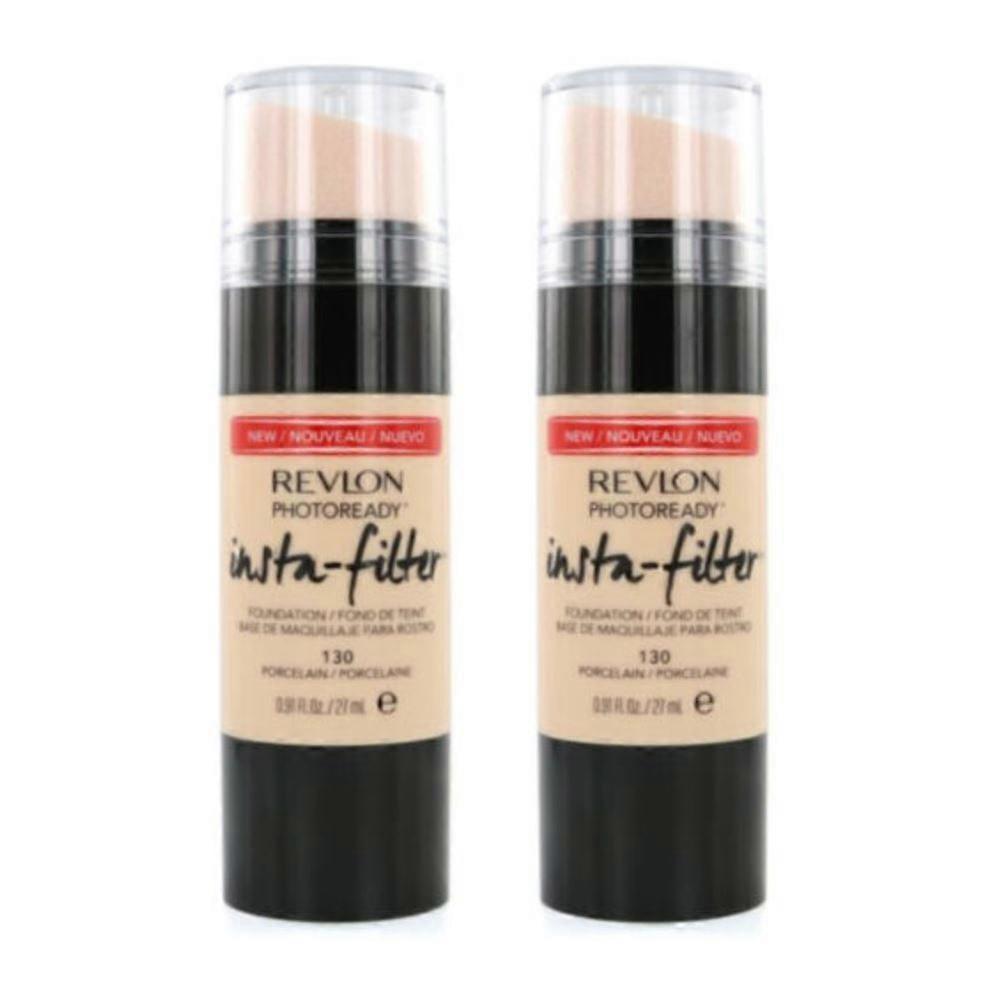 2 x Revlon Photoready Insta-Filter Foundation 27ml - 130 Porcelain