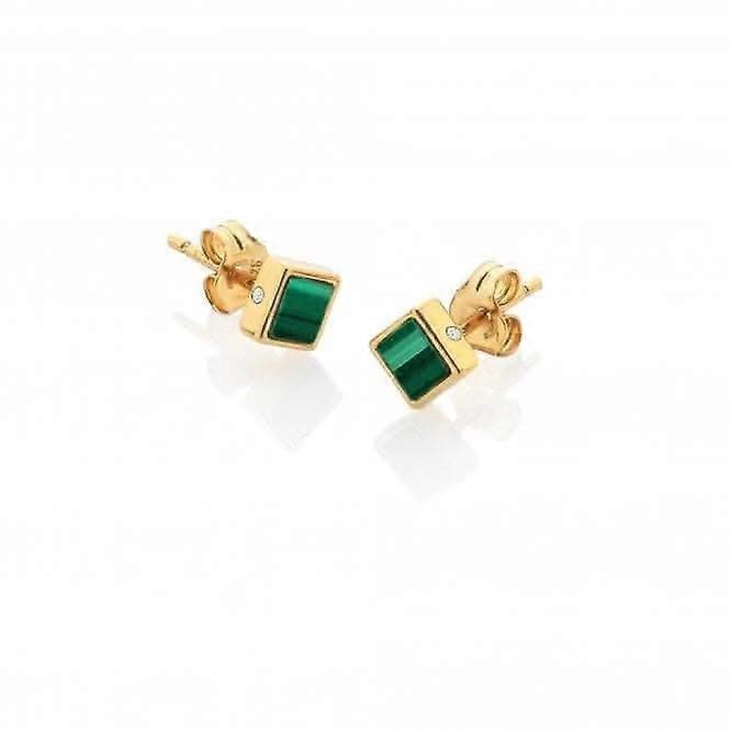 Revive Square Stud Earrings DE762