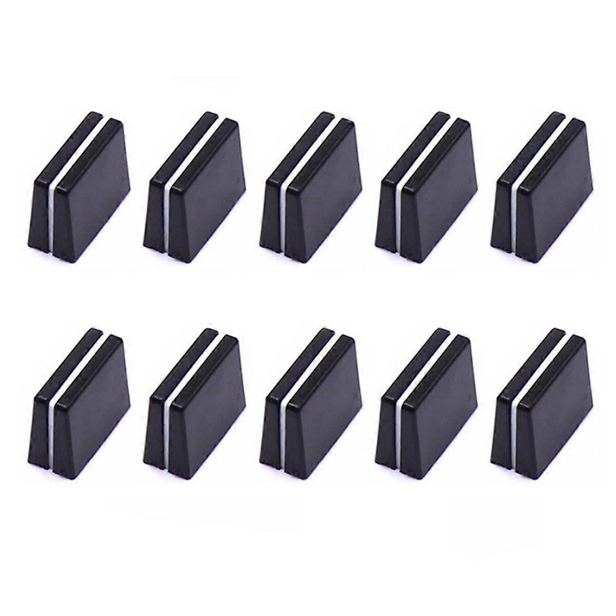 10pcs Fader Caps Mixer Fader Slider Knobs Replacement Buttons Caps for Mixer Console Accessories