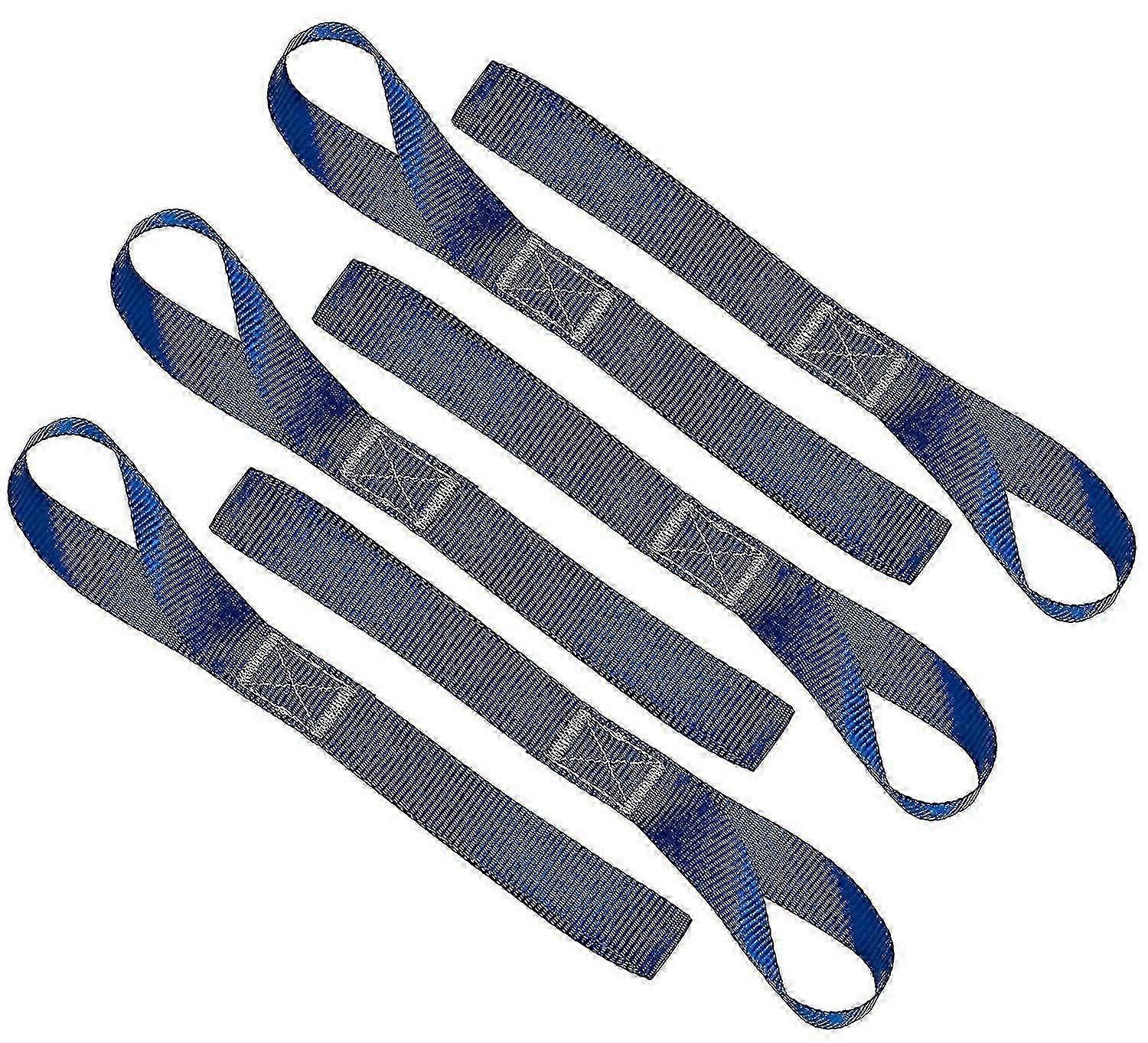 Soft Loop Tie Down popruhy - nosnost 1,500 - 6 Pack - Smyčky pro Dirt Bikes, modrá