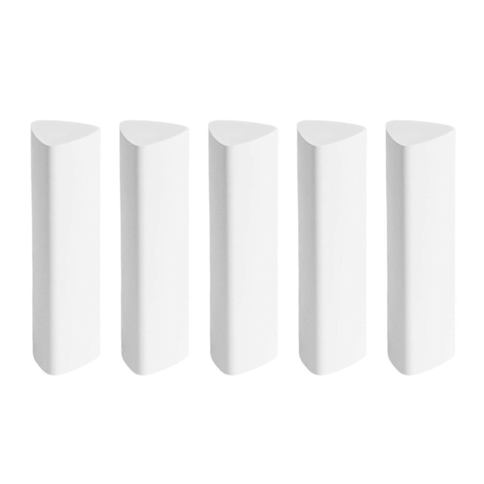 5 pcs / set crayon gommes retour à l’école gommes gomme en caoutchouc triangles gomme esthétique gommes gomme douce récompense cadeau blanc