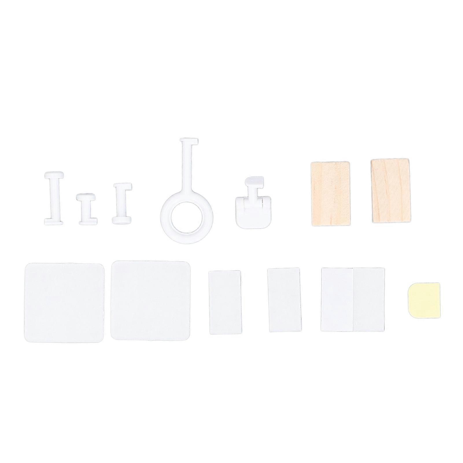 Multifunctional Polished Smart Button Pusher Accessory Kit with Wooden Block