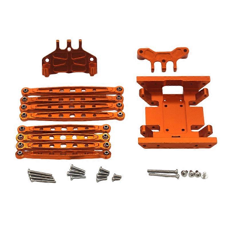 Chassis Link Rod Servo Mount Pull Rod Mount for MN128 MN86S,Orange