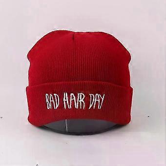 Mode Sport Warme Hüte Schlechter Tag Brief Mütze Mütze Frauen Männer Hut Mütze Gestrickt Hip Hop Hut Haube Für Unisex Zz-324 Einheitsgröße Typ 16