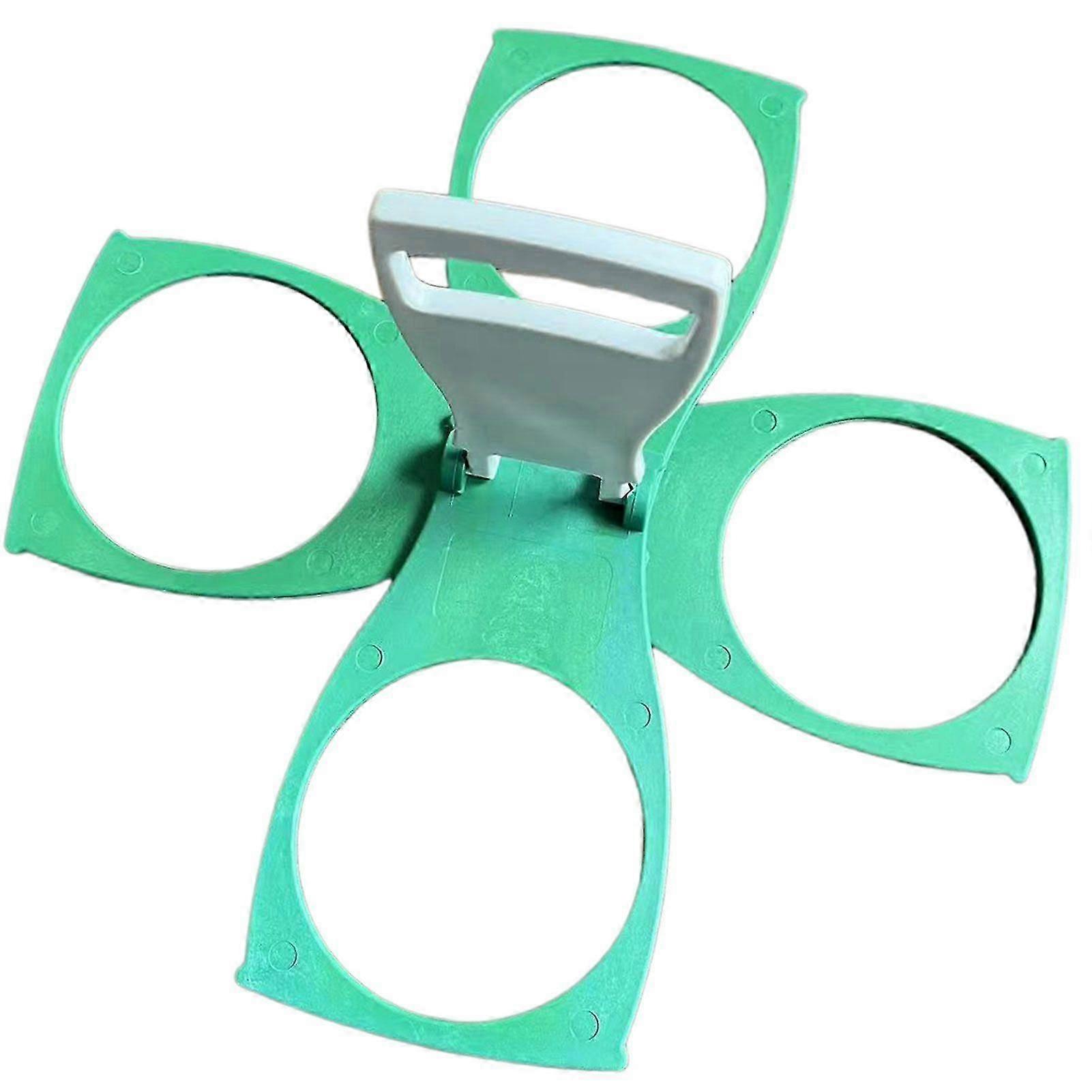 Taitettava pois teline/caddy noutojuoma tuoppiolutjuomapidike 3/4 kupille 1kpl vihreä