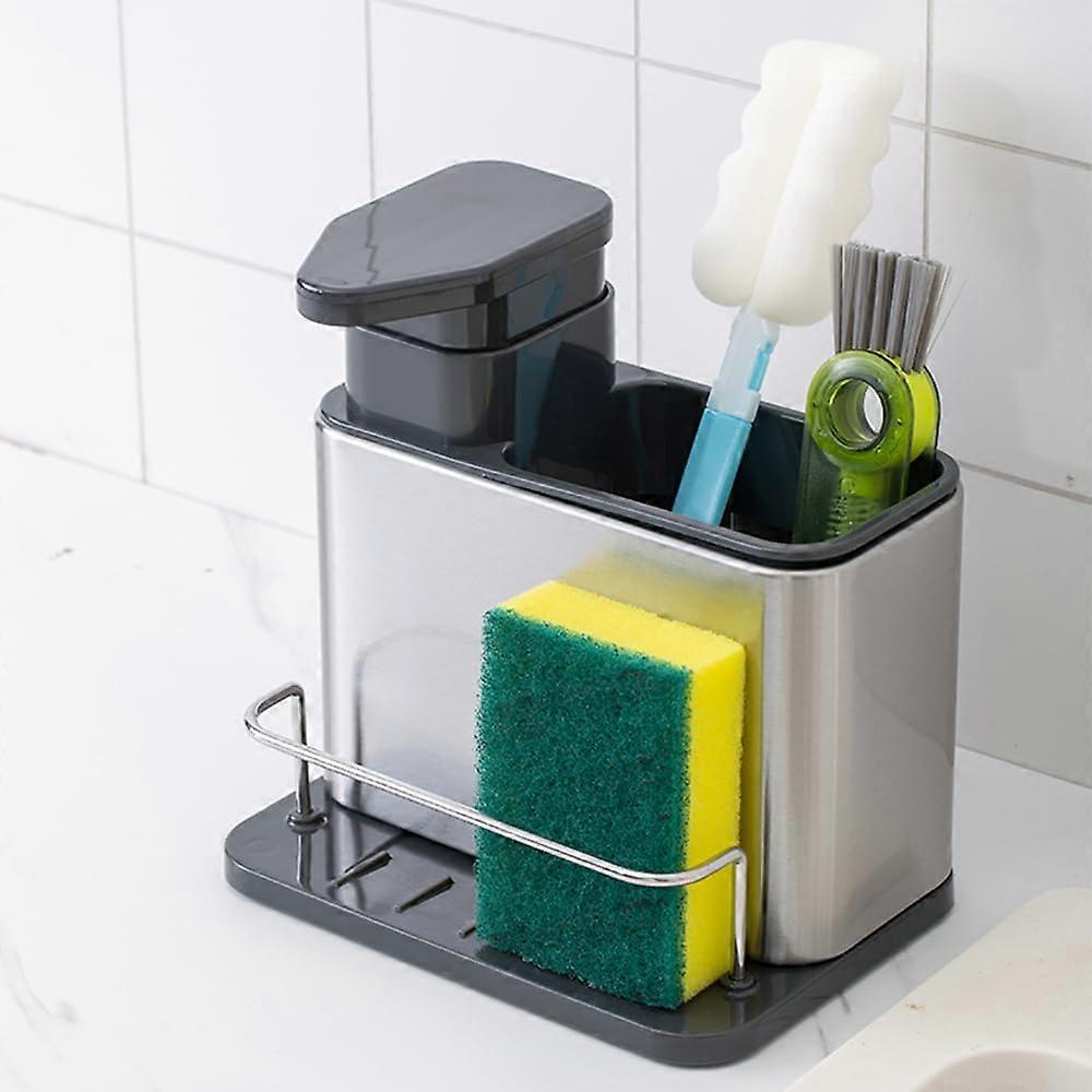 Kitchen stainless steel rust-proof dishwashing soap dispenser
