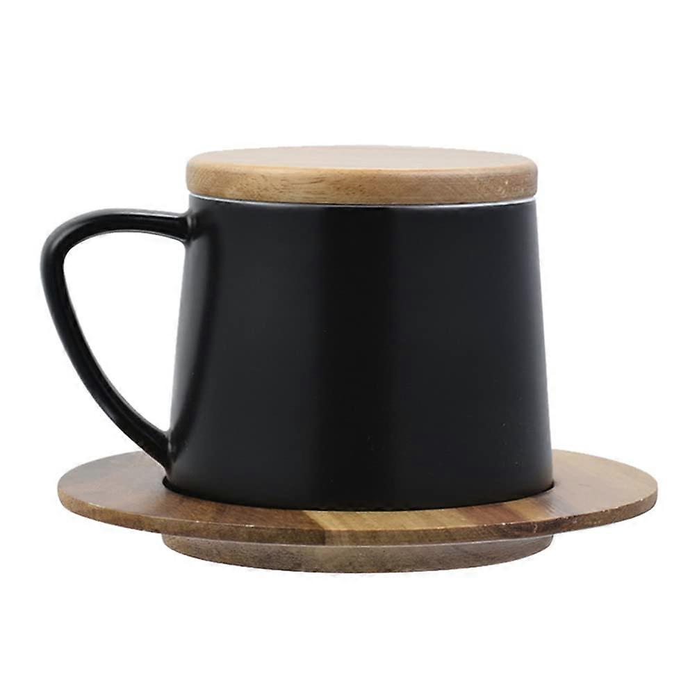 Black Espresso Cups Set for Tea Party