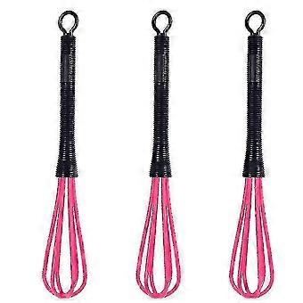 3pcs Kunststoff Salon Barber Friseur Haar Farbe Farbe Creme Küche Ballon Schneebesen Mixer Rührer Werkzeuge