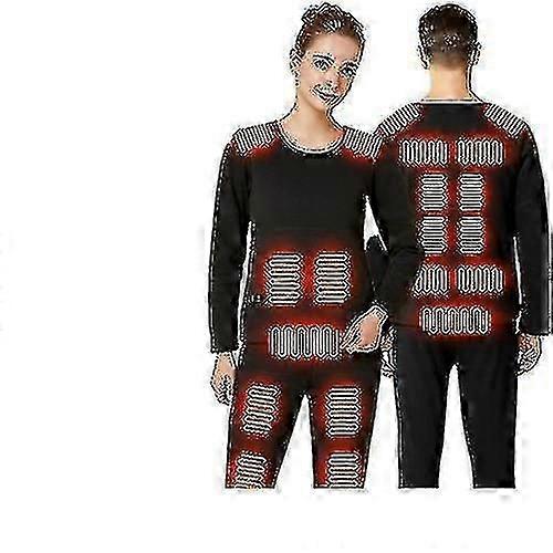 Kadın ve Erkek Isıtmalı İç Giyim Seti, Elektrikli Isıtmalı İç Giyim