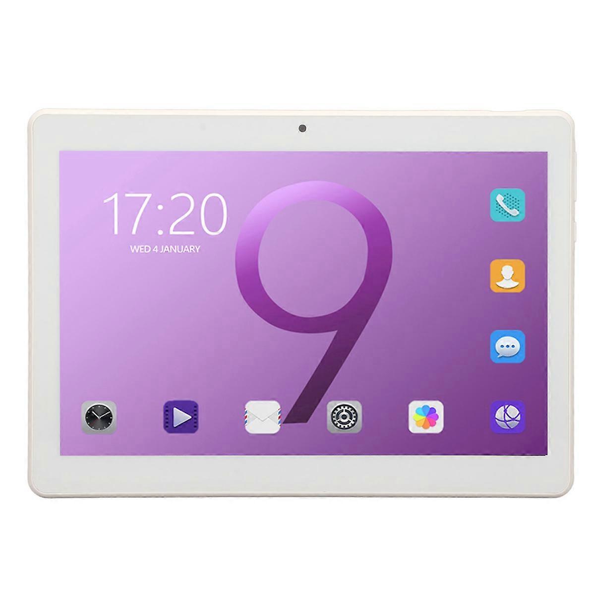 10 Zoll Tablet 3 GB RAM 32 GB ROM 2,5 GHz Octa Core CPU IPS Display 3 Kartensteckplätze 6000mAh 5G WiFi Gold Tablet 100-240V