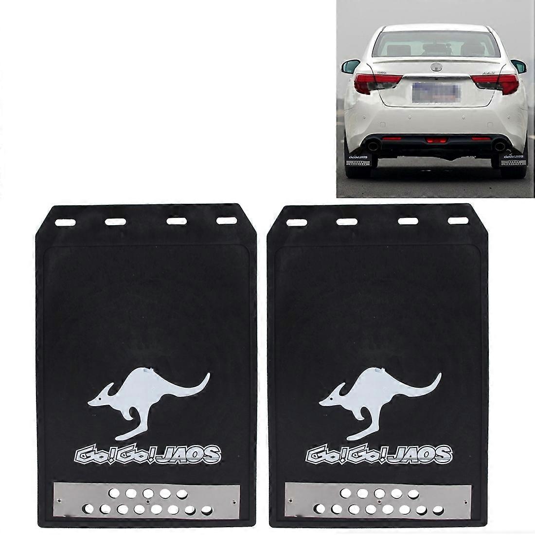 Premium Heavy Duty Molded Splash Front and Rear Mud Flaps Guards, Medium Size, Random Pattern Delivery