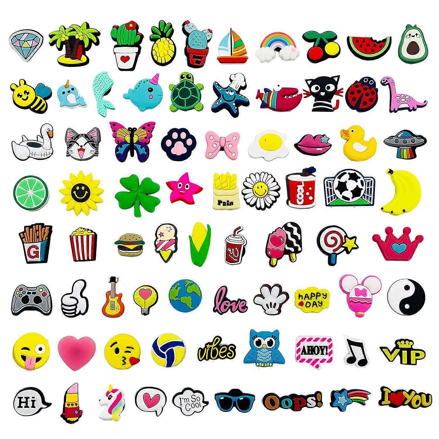 30 pcs Random Different Shoe Charms for Shoe Decoration