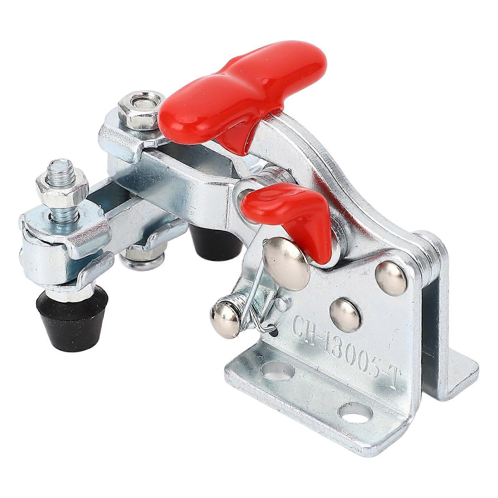 Self Locking Quick Adjustable Opening Double Head Anti Vibration Toggle Clamp for Woodworking 68kg Holding Capacity