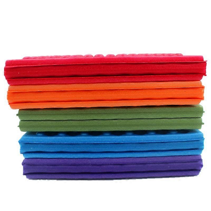 5Pcs Outdoor Supplies XPE Foam Four-fold Folding Foam Cushion Anti-splashing Water Isolation Portable Pad