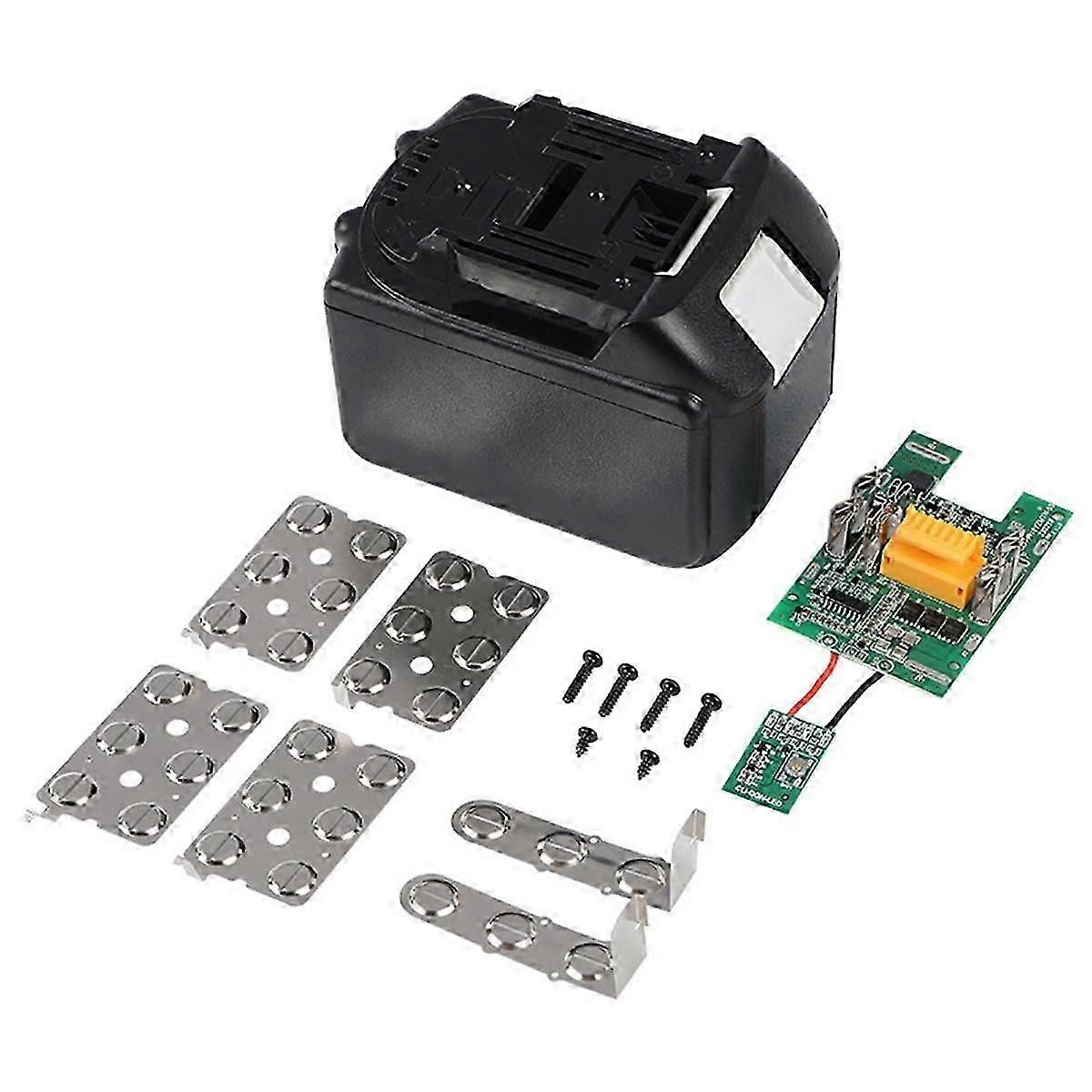 Li-Ion Battery Case with Lithium Battery Protective Board for 15-Cell Battery Case Kit