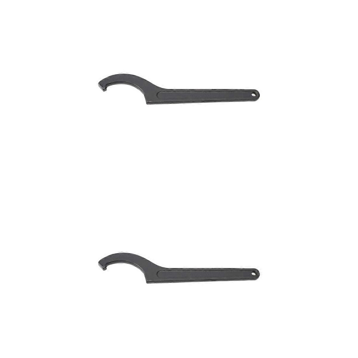 2xProfessional Adjustable Round Head Hook Wrench C Shape Spanner Hand Tools