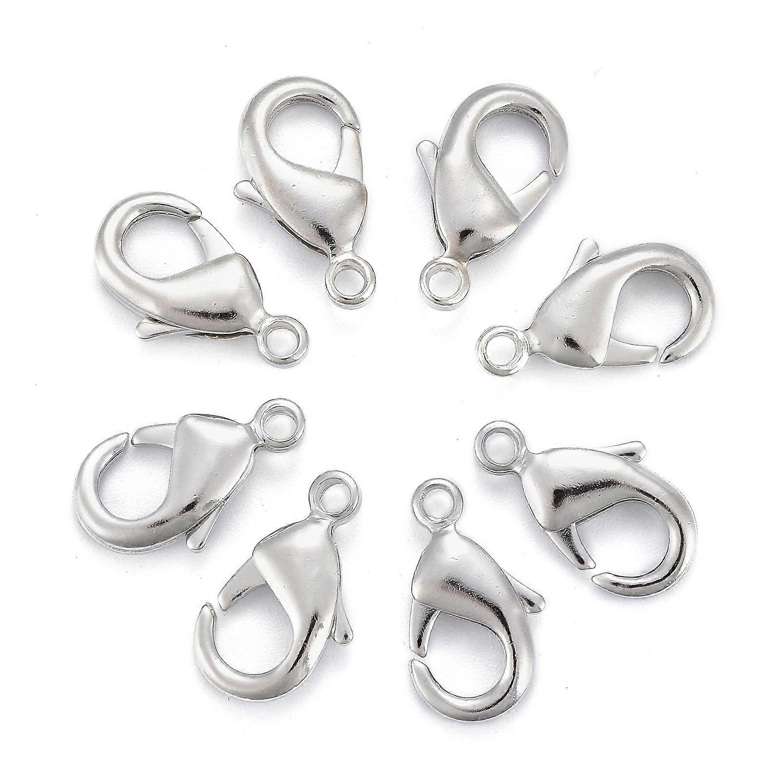 200pcs Brass Lobster Claw Clasps Parrot Trigger Clasps Jewelry Findings