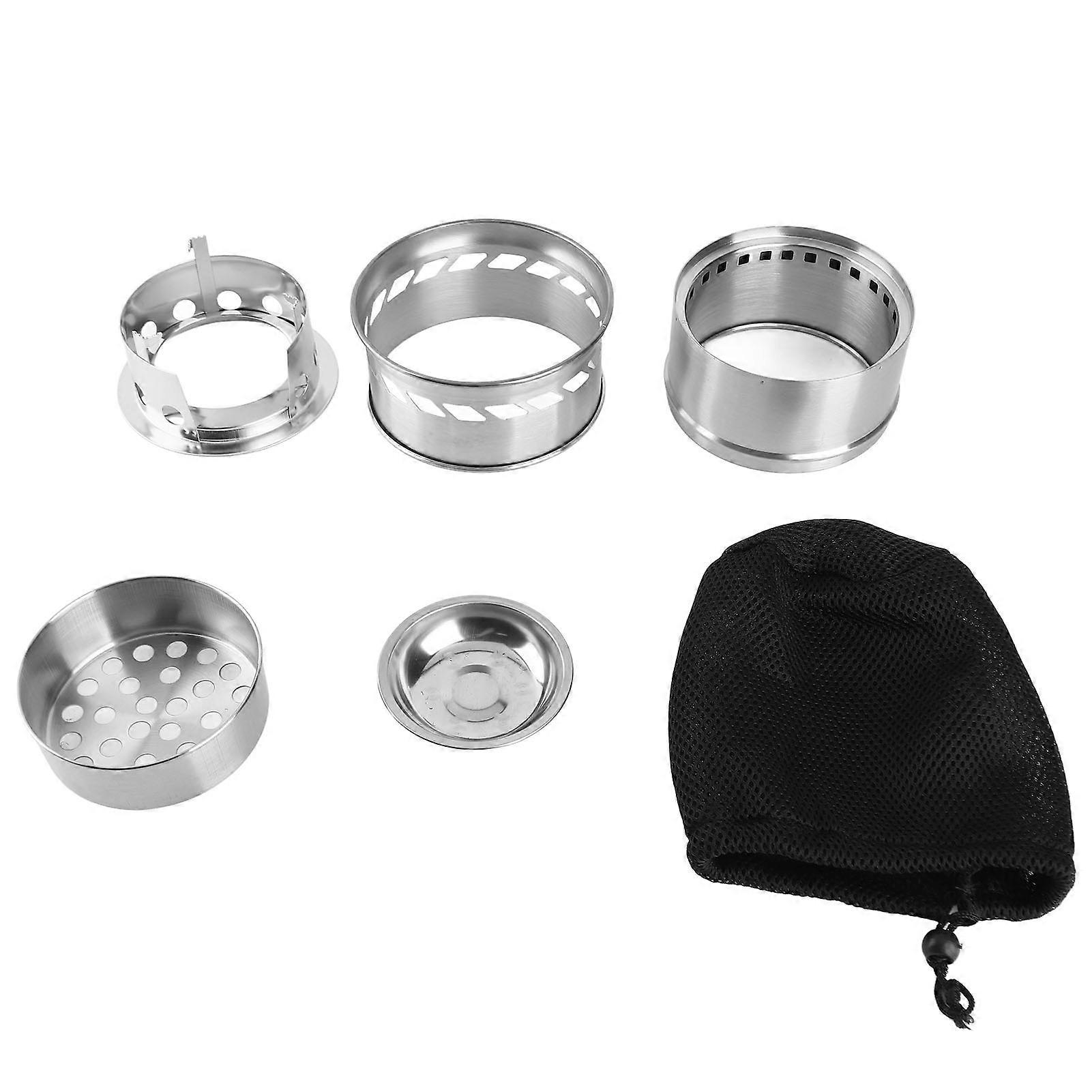 موقد حرق الأخشاب في الهواء الطلق الفولاذ المقاوم للصدأ الشواء الخشب الفحم الفحم موقد التدفئة للتخييم