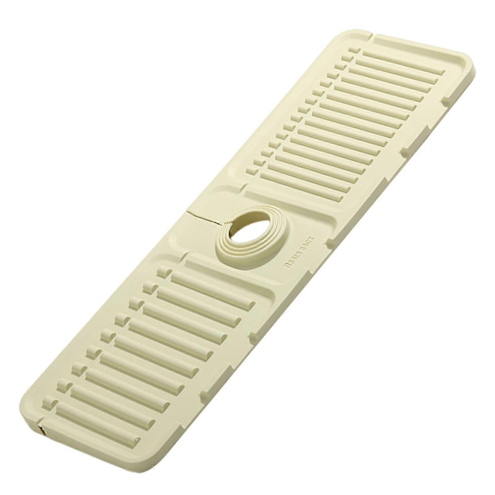 Faucet Mat for Quick-drying Reusable Silicone Drainage Mat for Kitchen Sink Kitchen