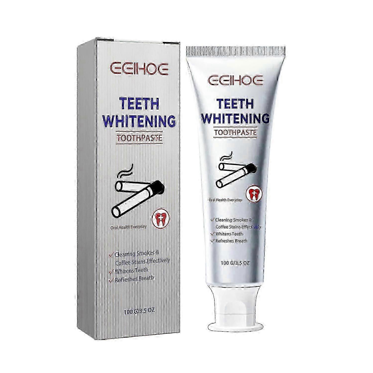 EELHOE Teeth Whitening Toothpaste, Remove Yellow Stains Remove Bad Breath Clean Teeth Dirt Clean Tee