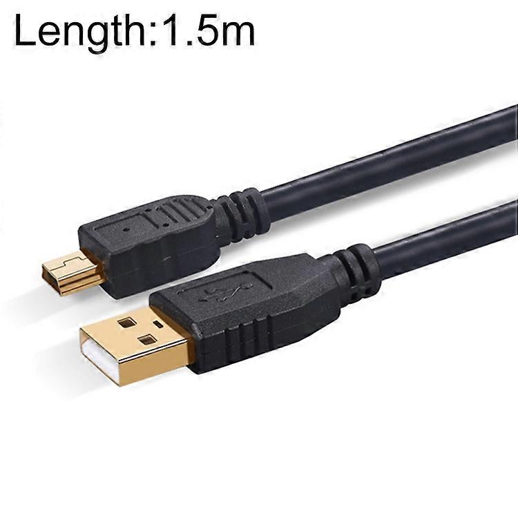 1,5 m Mini 5 Pin naar USB 2.0 Camera Extension Data Cable