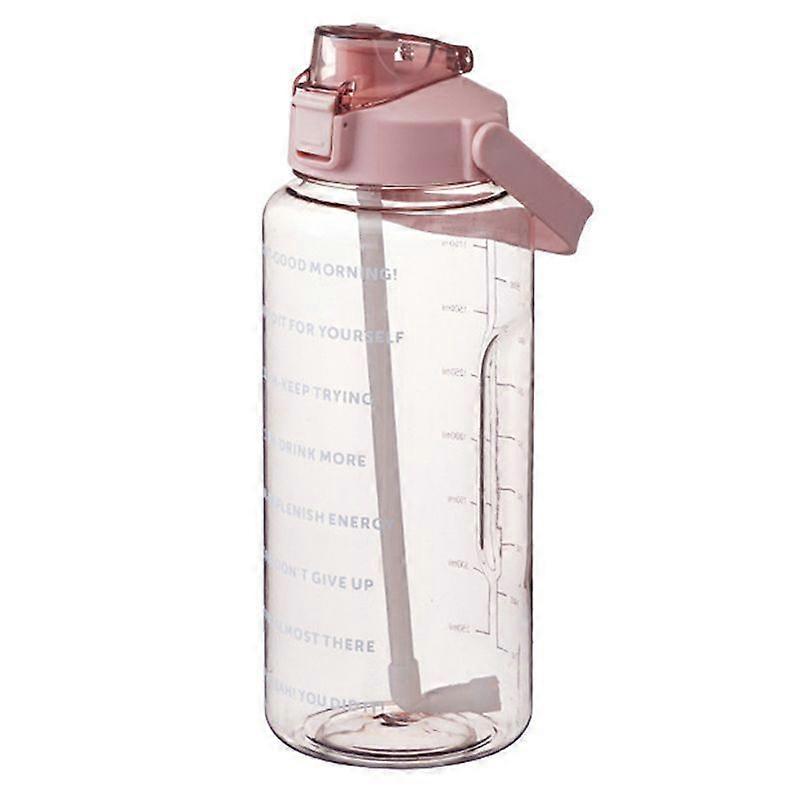 带吸管的水瓶 女女孩 大号便携式旅行瓶 运动