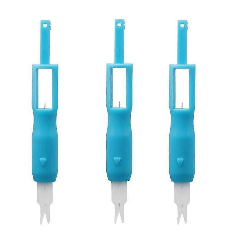 Sewing Machine Needle Inserter Threader 3Pcs Automatic Quick Threading Tool for Universal Sewing Needles, Model 6310