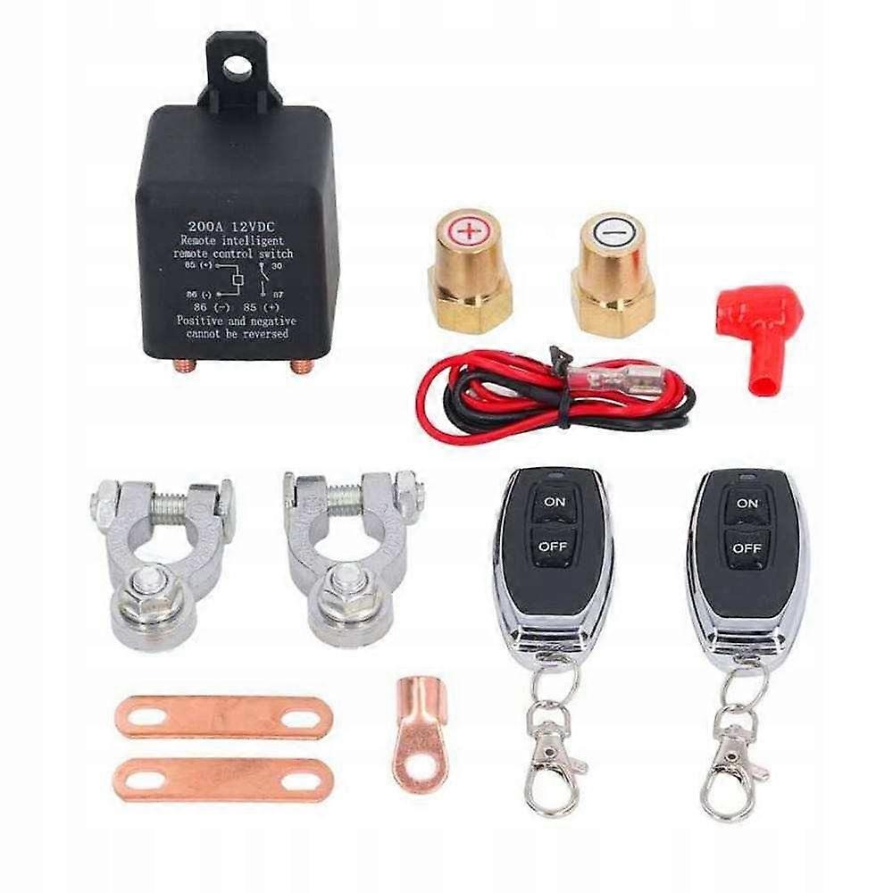 Battery Switch Set Remote Control 200a 12v Automatic
