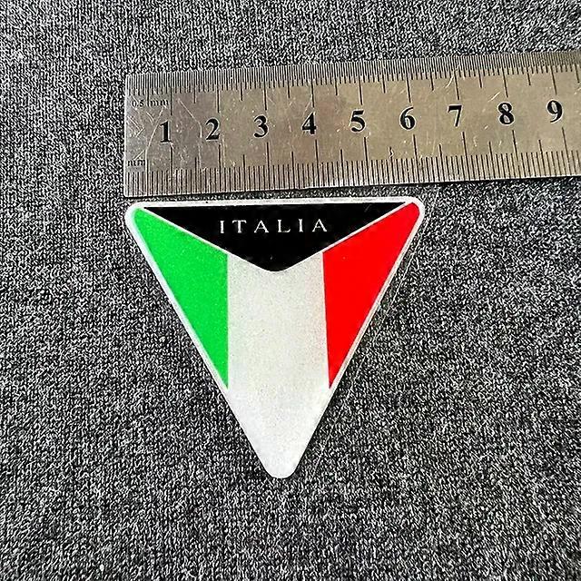 3D Reflective Motorcycle Stickers Accessories Decorative Decals Suitable for Italy FlagVehicle Wraps