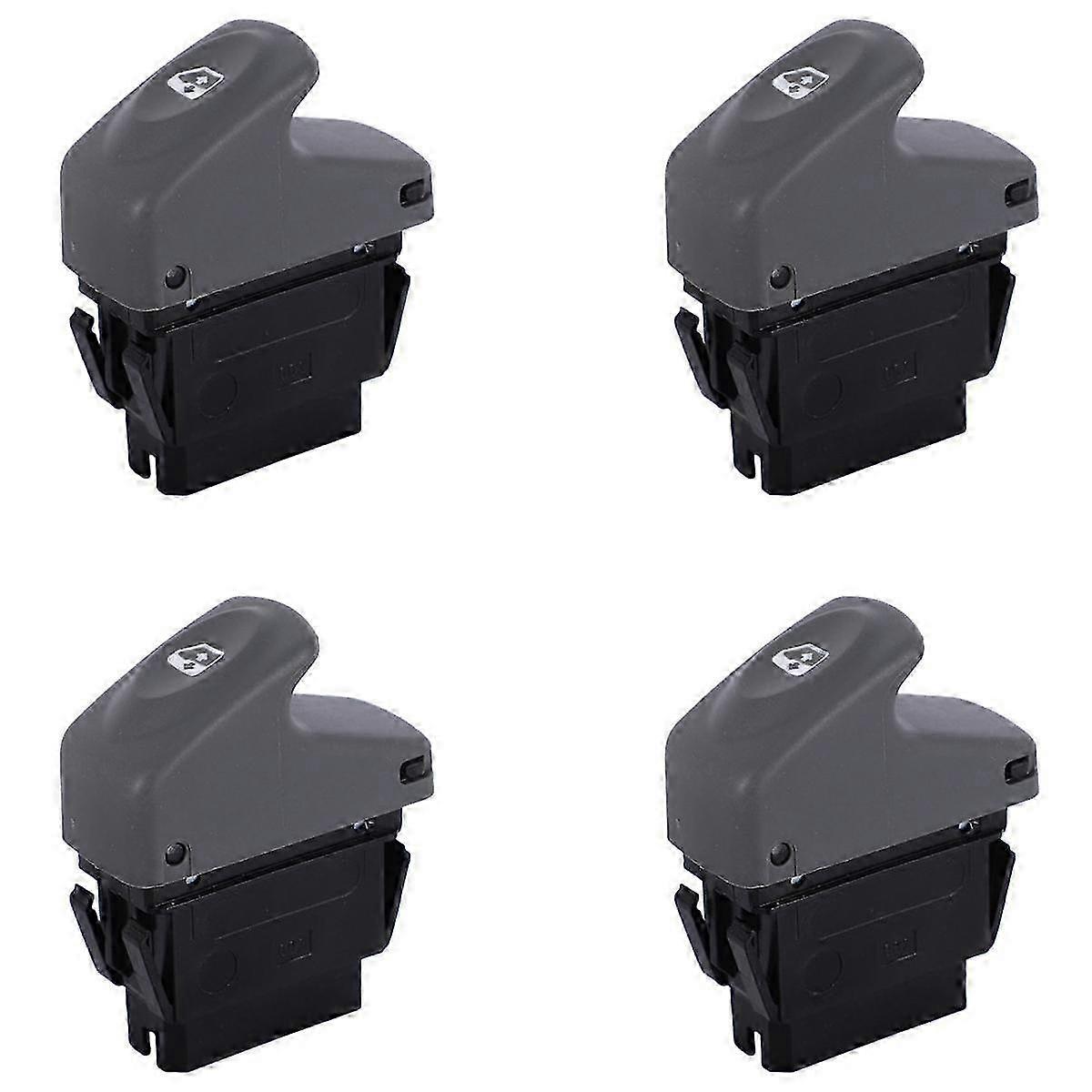 4-Pack Power Window Switch for Renault Scenic 1996-2014 7700838098 Window Regulator
