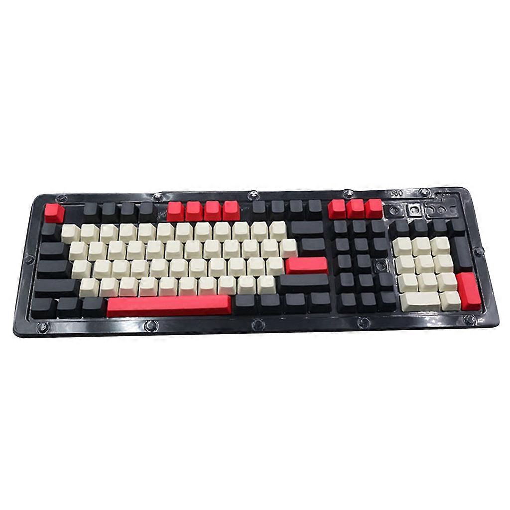 Only Keycap,104 Keys DIY Laser-Engraved PBT Keycaps Color Matching Dye-Sublimation for Key Caps for Mechanical Keyboard Earl Red