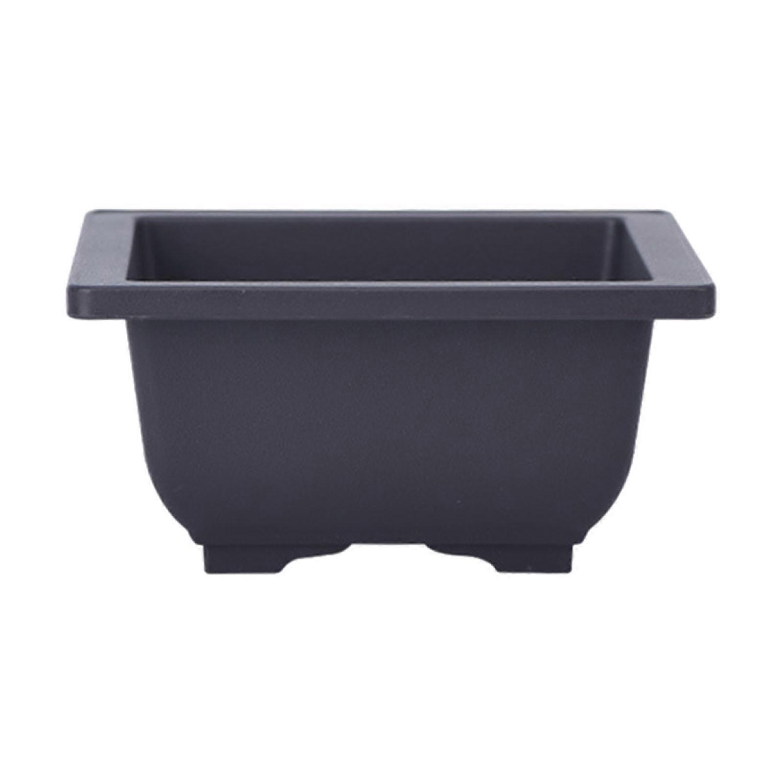 Bonsai Pot with Drainage Holes, Practical Portable Desktop Flowerpot Planter for