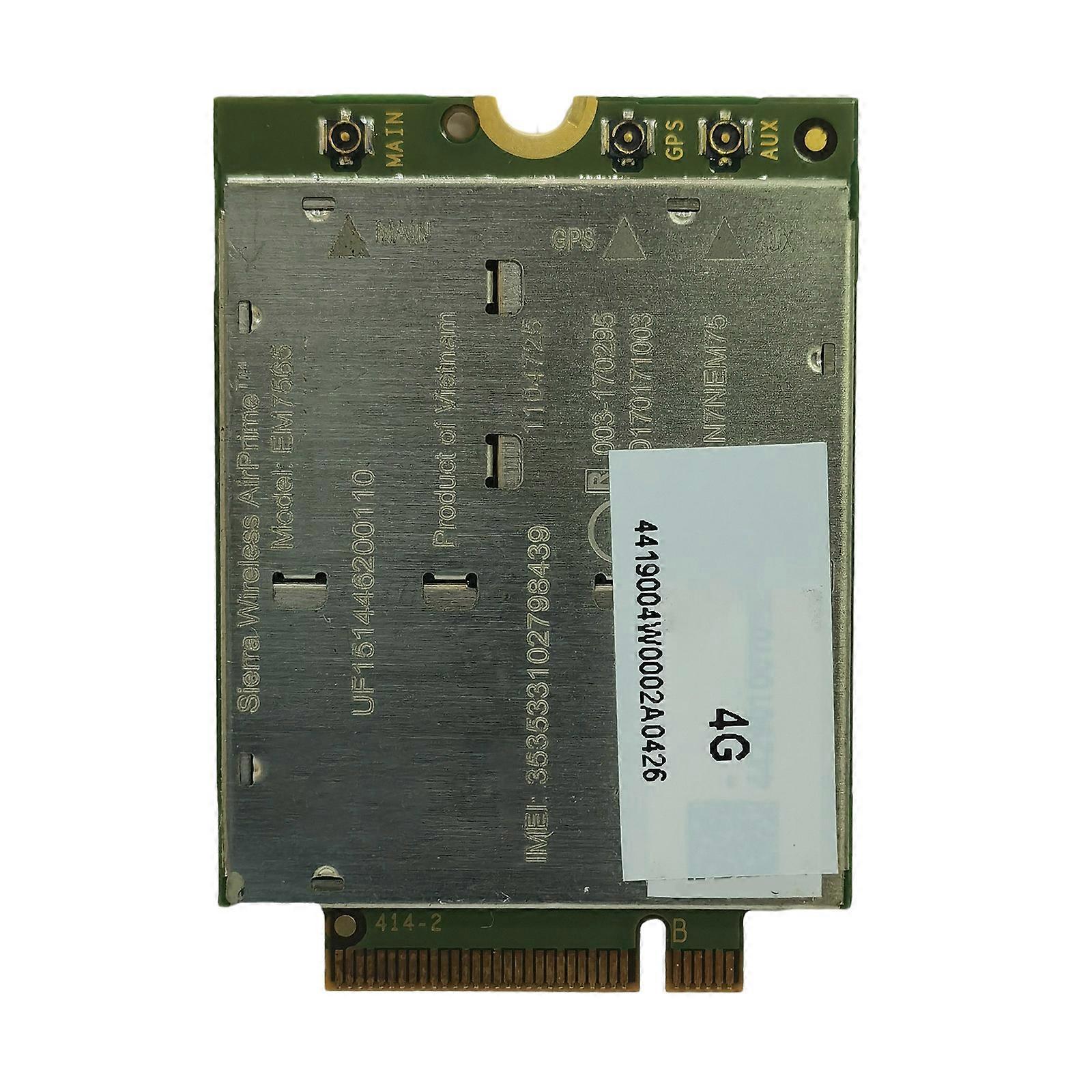 High Speed EM7565 4G LTE Networking Module EM7565 PCIE M.2 4G LTE CAT12 600Mbps NGFF Module Networking Card for Laptop Multicolor