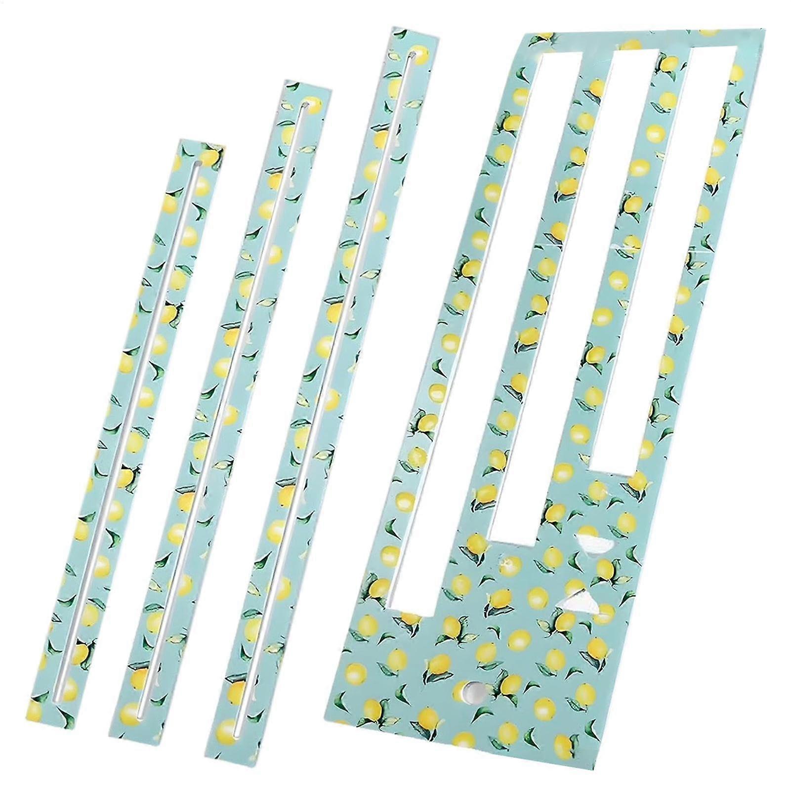 Acrylic zipper measuring ruler  placement tool for zipper pockets, 9 inches