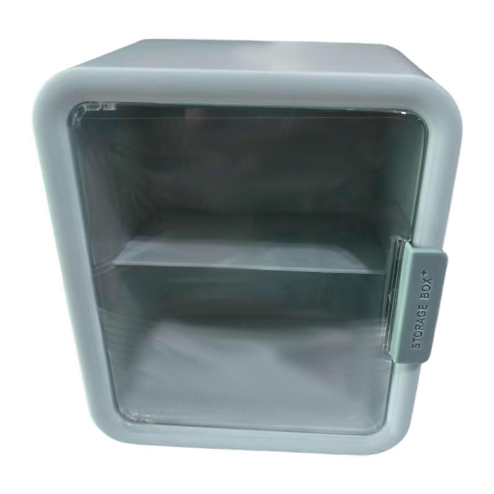 Display Case Display Case for Figures Cute Countertop Box with Door Dustproof