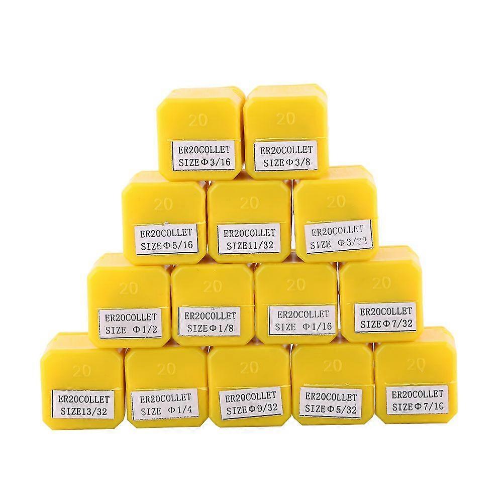 High quality  14-piece set ER20 collet chuck 1/16"~1/2"