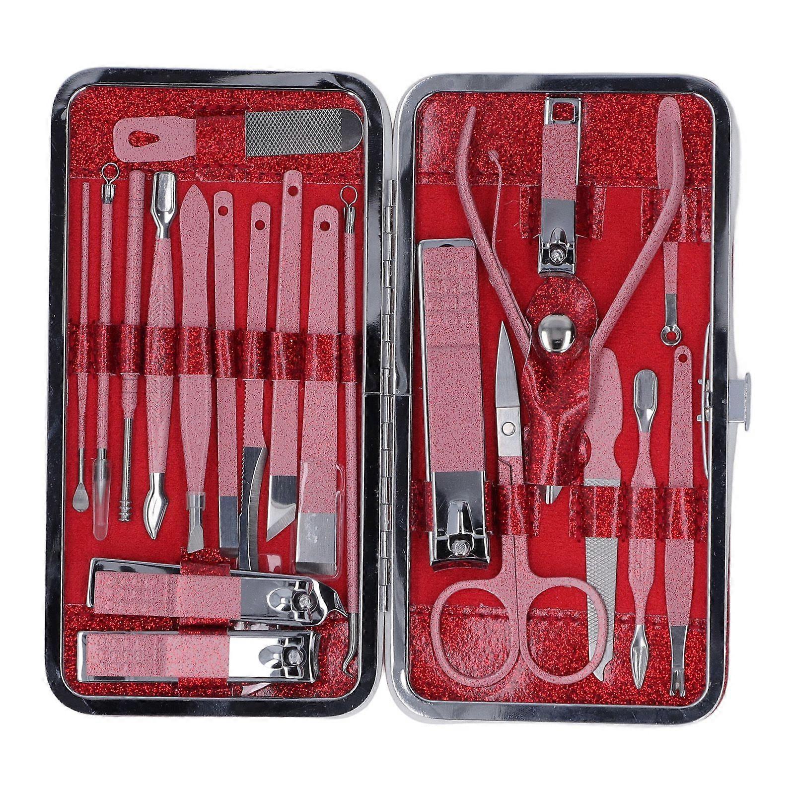 2025 Latest Model  21Pcs Manicure Tools High Sharpness Stainless Steel Multi